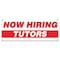 Signmission Now Hiring Tutors Banner Apply Inside Accepting Application Single Sided B-30318 - alternate 1